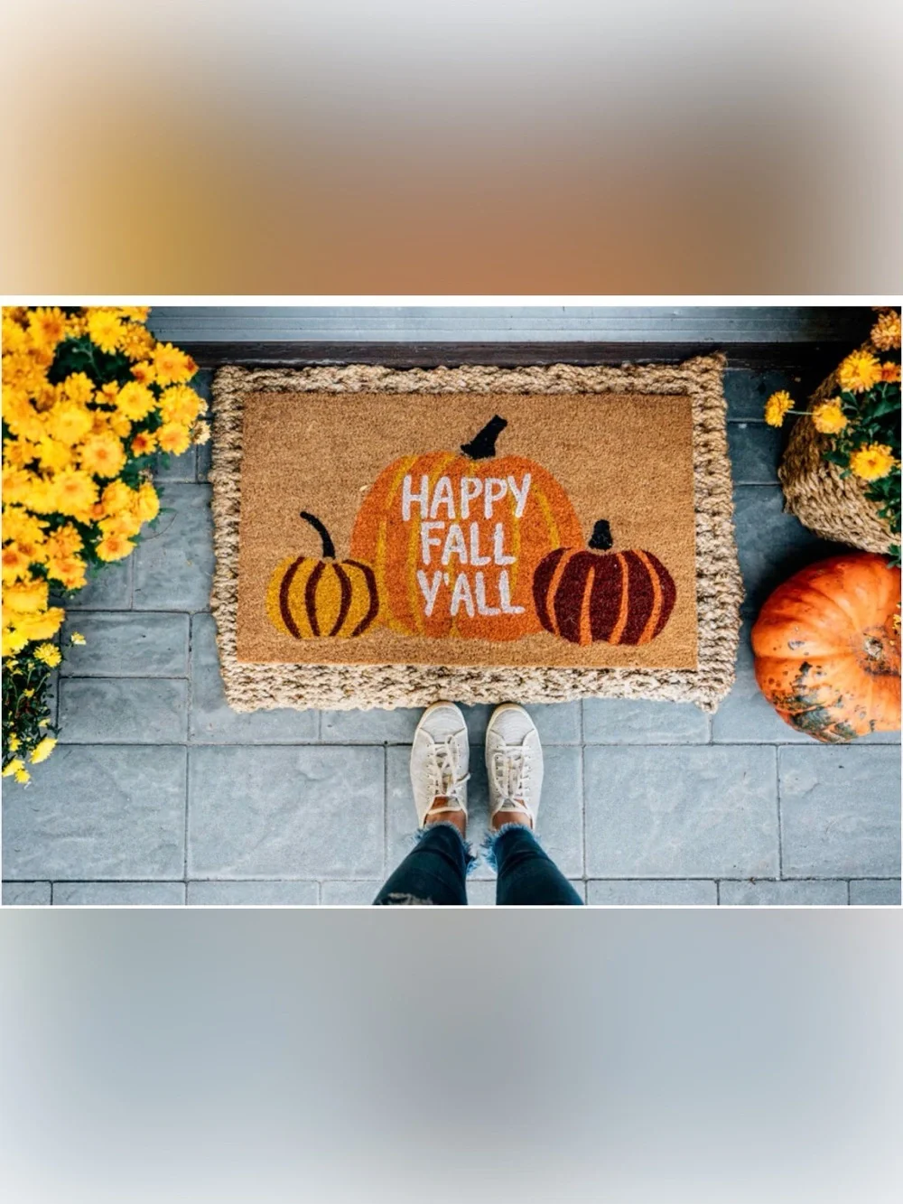 NWT Fall Outdoor Mat